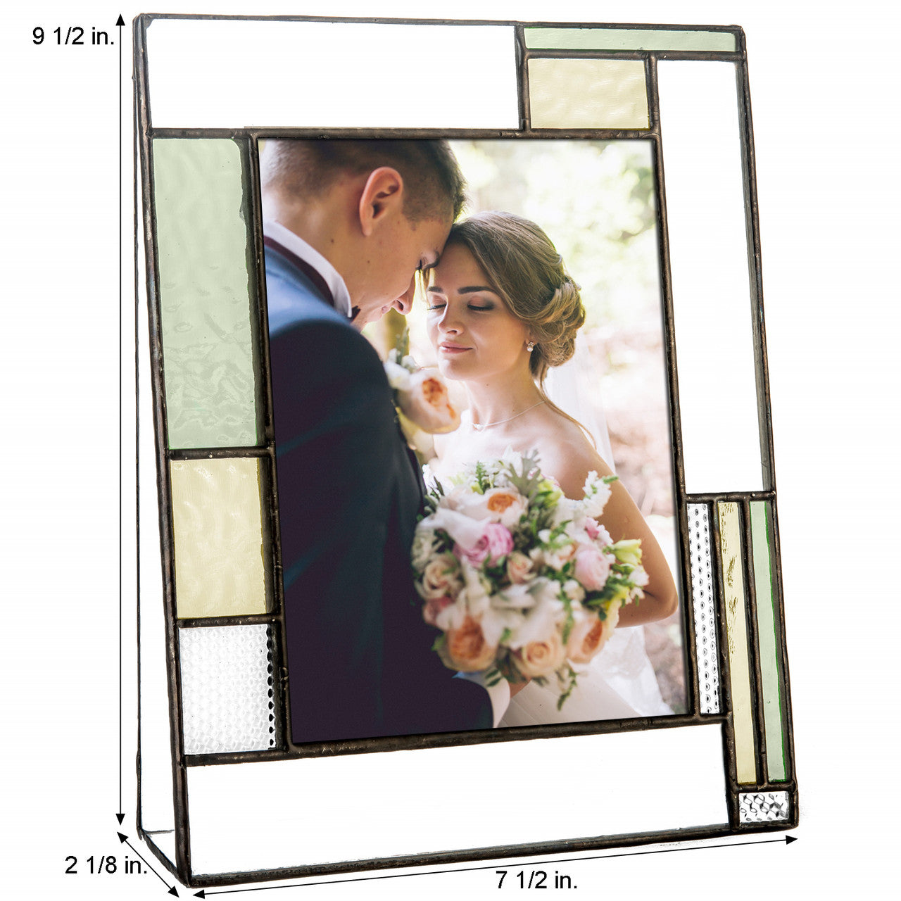 Wedding Picture Frame 4x6 or 5x7 Vertical by J Devlin | Pic 430 EP619