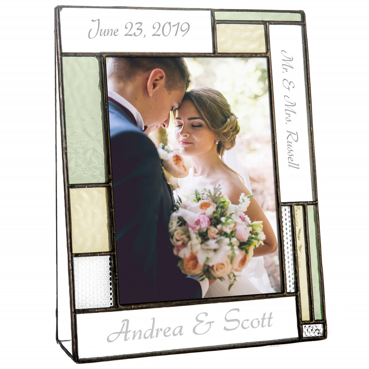 Wedding Picture Frame 4x6 or 5x7 Vertical by J Devlin | Pic 430 EP619