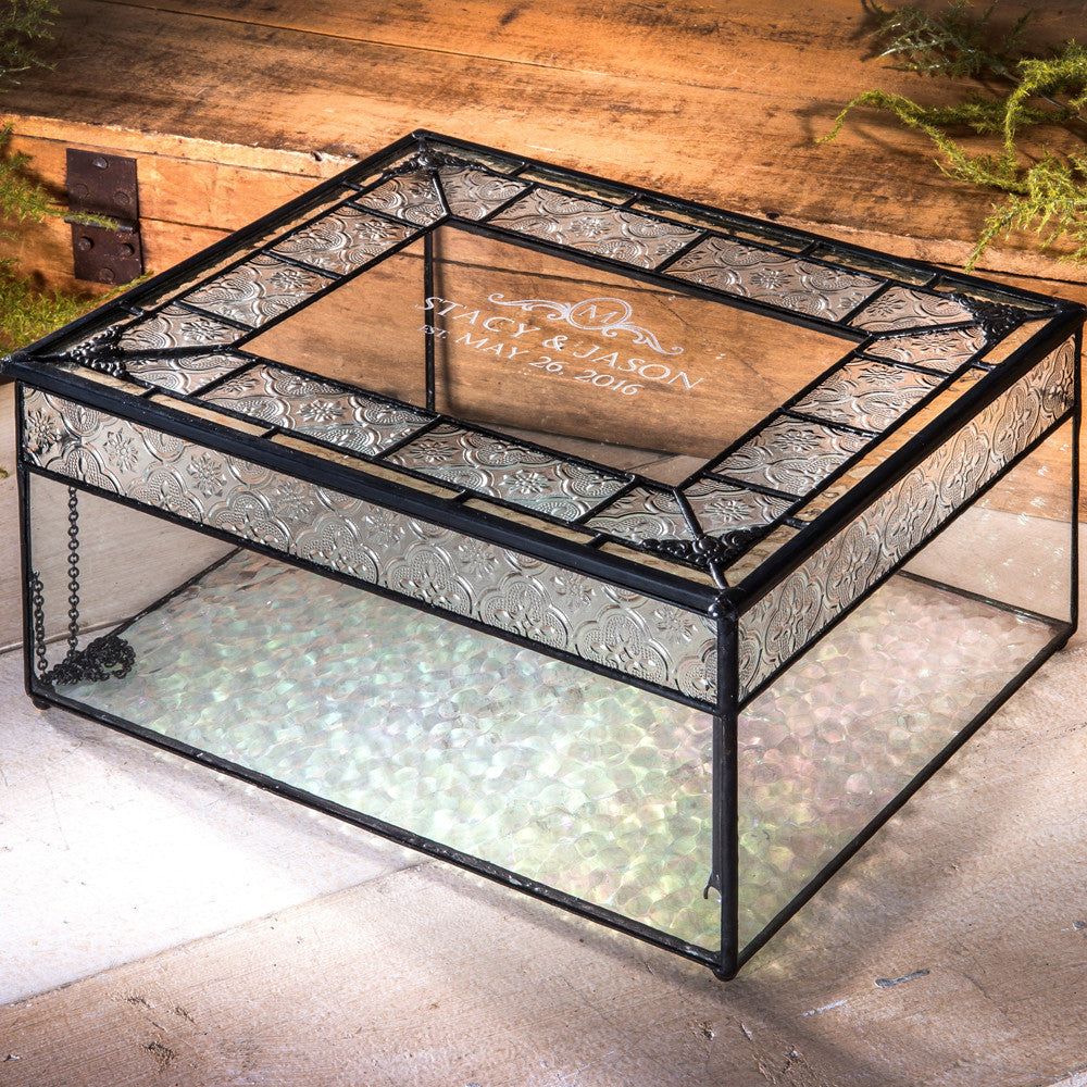 Wedding Card Box Personalized by J Devlin | Box 840 CBE 844