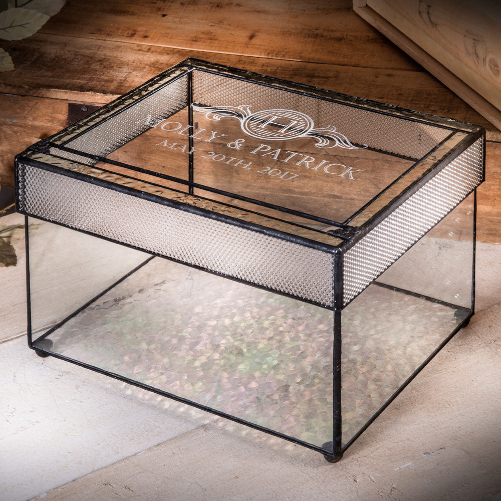 Wedding Card Box with Slot Personalized by J Devlin | Box 841 CBE845
