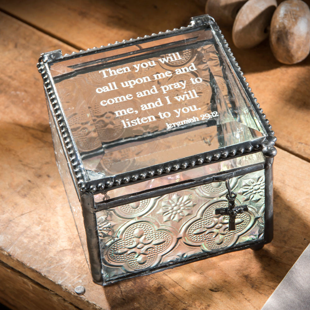 Prayer Box Personalized Message -Keepsake Gift by J Devlin | Box 631 EB218-5