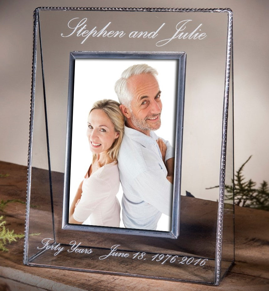 Personalized Anniversary Picture Frames by J Devlin | Pic 319 EP553