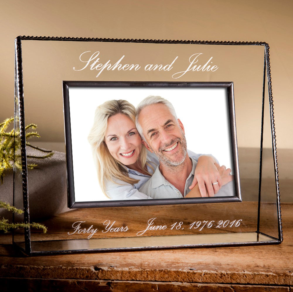 Personalized Anniversary Picture Frames by J Devlin | Pic 319 EP553