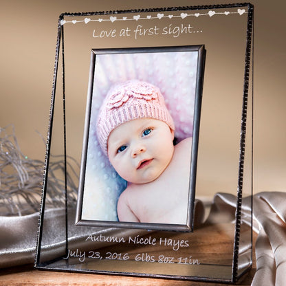 Baby Frame 'Love at First Sight' Personalized by J Devlin | Pic 319 EP558