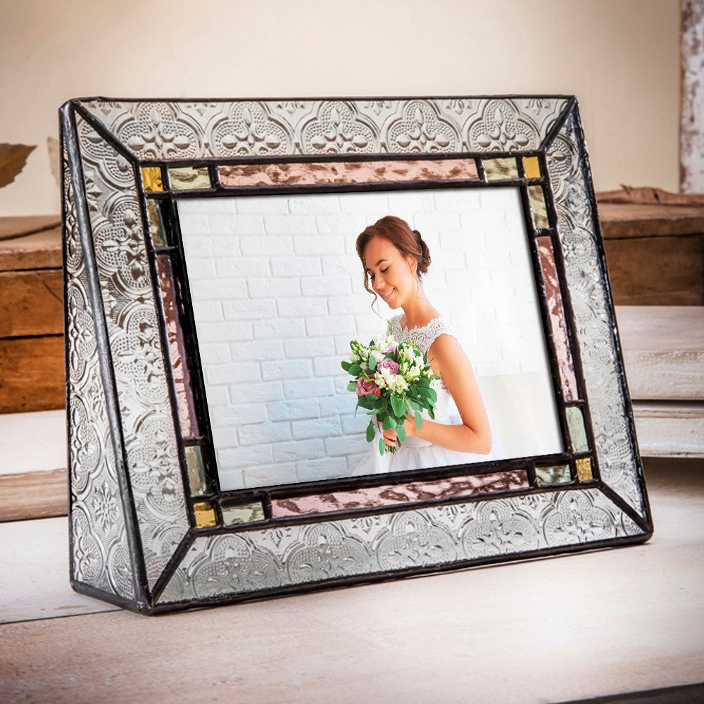 Vintage Stained Glass Wedding Picture Frame | PIC 137 Series