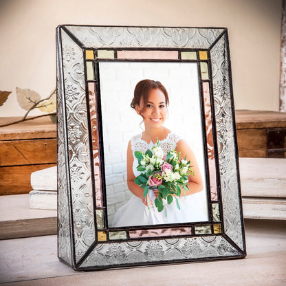 Vintage Stained Glass Wedding Picture Frame | PIC 137 Series