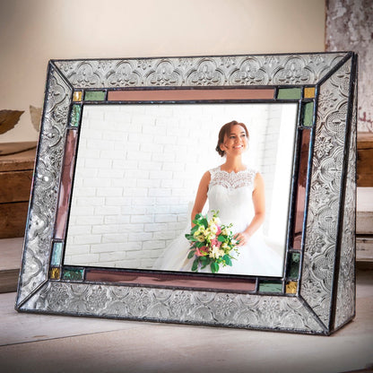 Vintage Stained Glass Wedding Picture Frame | PIC 137 Series