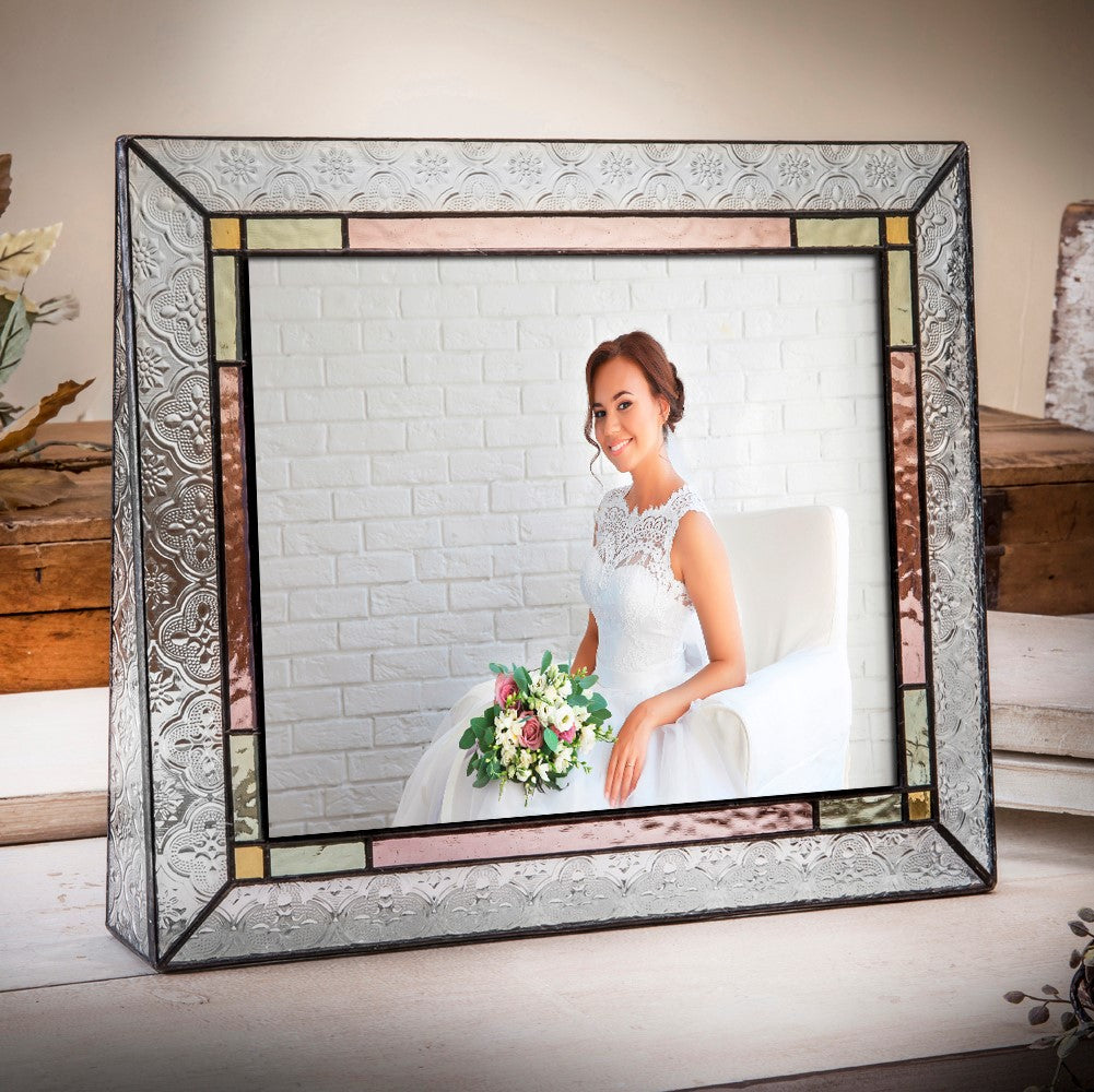 Vintage Stained Glass Wedding Picture Frame | PIC 137 Series