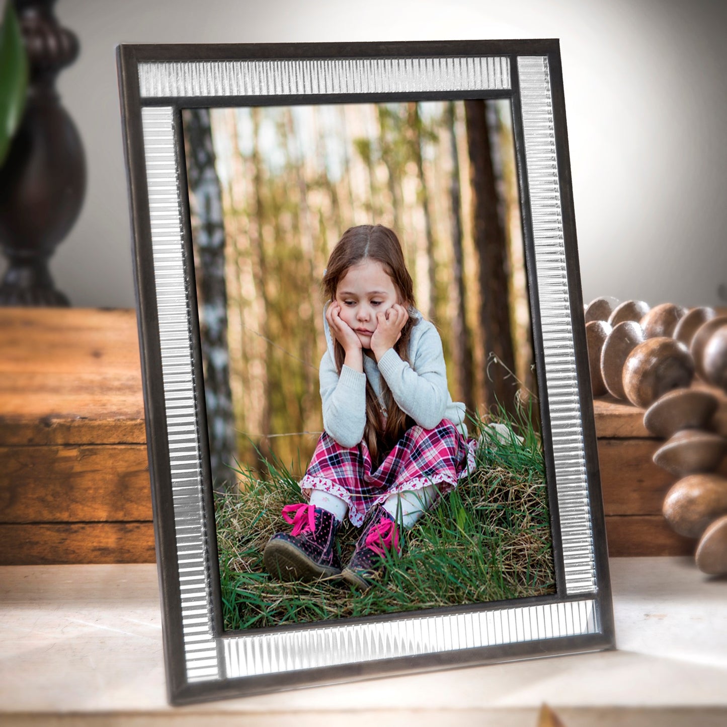 Fluted Glass Picture Frame | PIC 322 Series