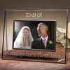 Dad, A Daughter's First Love Picture Frame Engraved Clear Glass Pic 319 EP515 Series