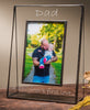 Dad, A Daughter's First Love Picture Frame Engraved Clear Glass Pic 319 EP515 Series