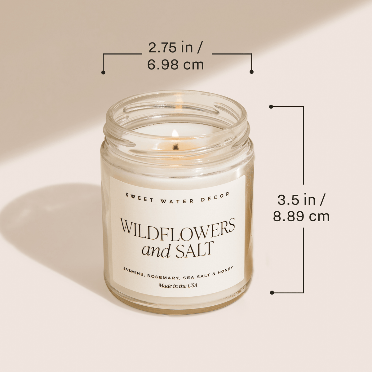 Pumpkin Spice Soy Candle - Patterned 9 oz - Clear Jar