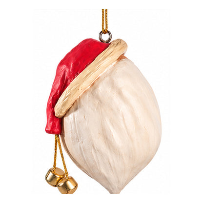 Large Santa Head Ornament with Jingle Bells – Bac 021