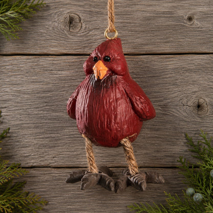Red Cardinal Ornament - Bird of Remembrance - Bac 003