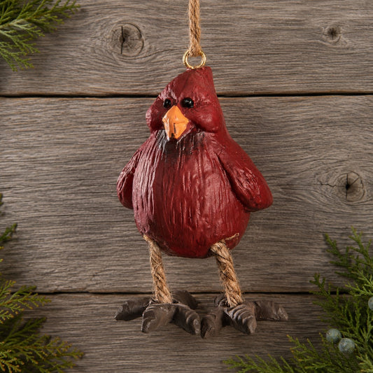 Red Cardinal Ornament - Bird of Remembrance - Bac 003