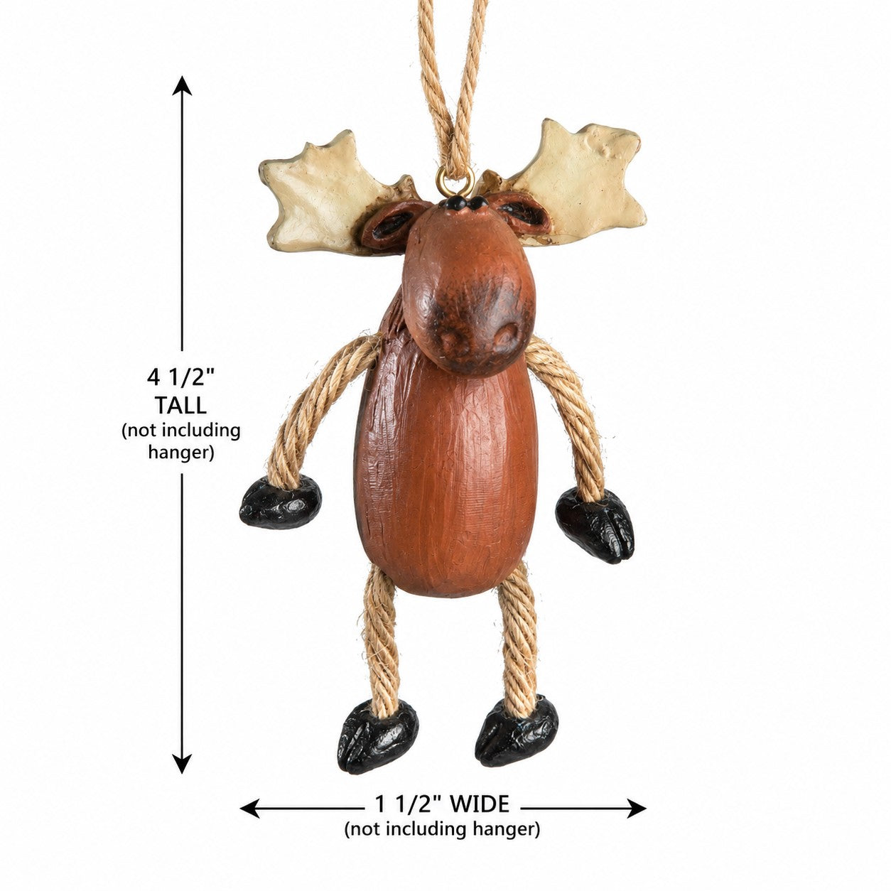 Moose Ornament - Cabin Decor - Bac 009