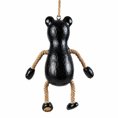 Black Bear Ornament - Rustic Bear Christmas Decor - Bac 013
