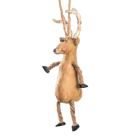 Deer Ornament - Rustic Wildlife Decor - Bac 018