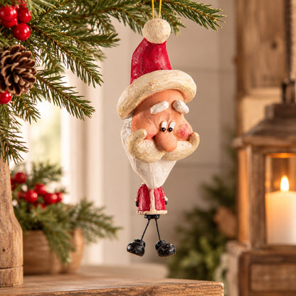 Santa Christmas Ornament with Smooth Beard by Bert Anderson