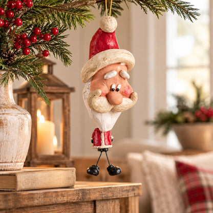 Santa Christmas Ornament with Smooth Beard by Bert Anderson