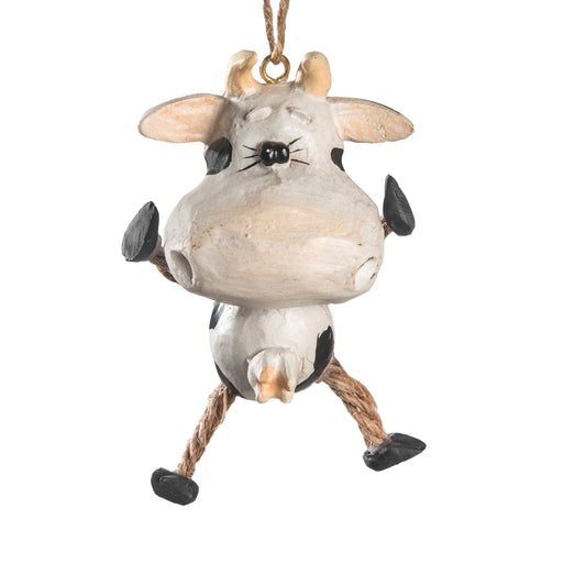 Whimsical cow ornament by Bert Anderson