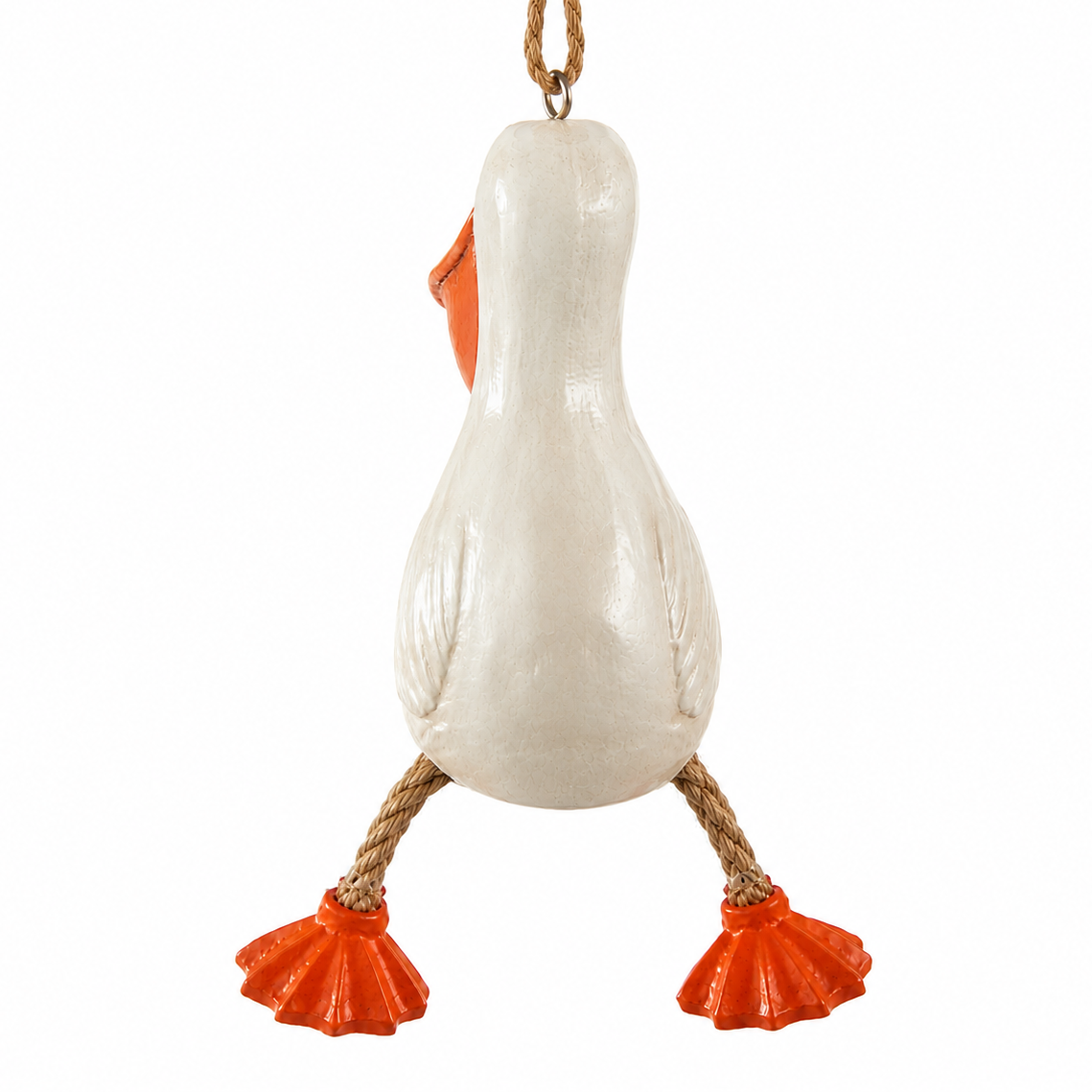 Back view of a pelican ornament by Bert Anderson.
