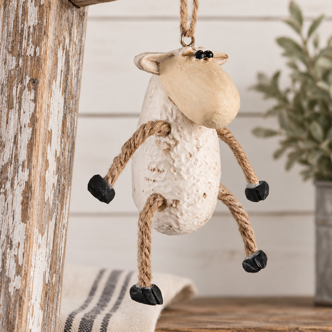 Dangly sheep oranement by Bert Anderson.