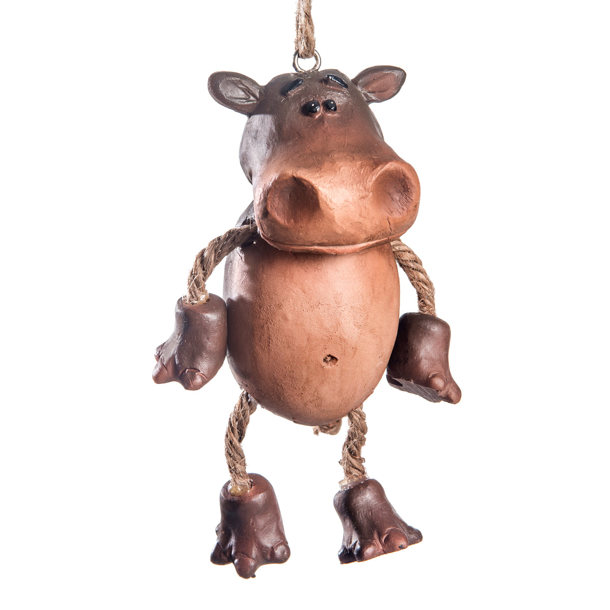 African wildlife ornament - hippo