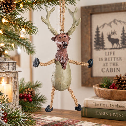 Dangly Elk Ornament - Northwoods Wildlife - BAC 083