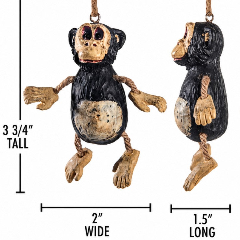 Chimpanzee Ornament - African Wildlife -BAC 087