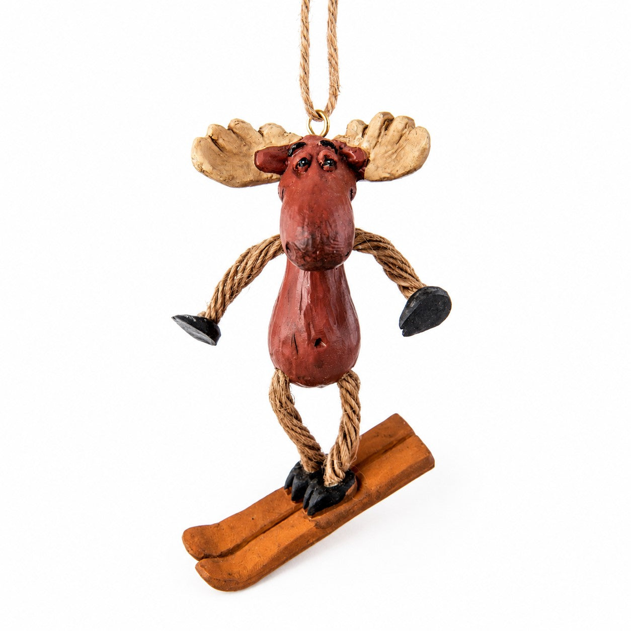 Bac 143 Skiing Moose Ornament