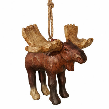 Realistic Moose Christmas Ornament -  Bac 172
