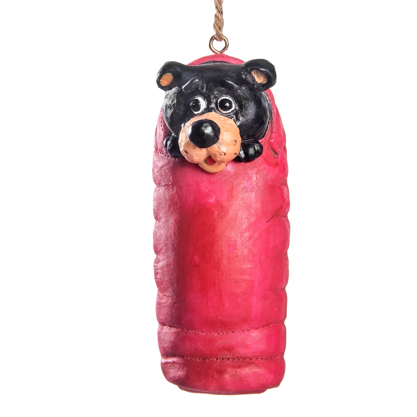 Bac 201 Bear in Sleeping Bag Ornament