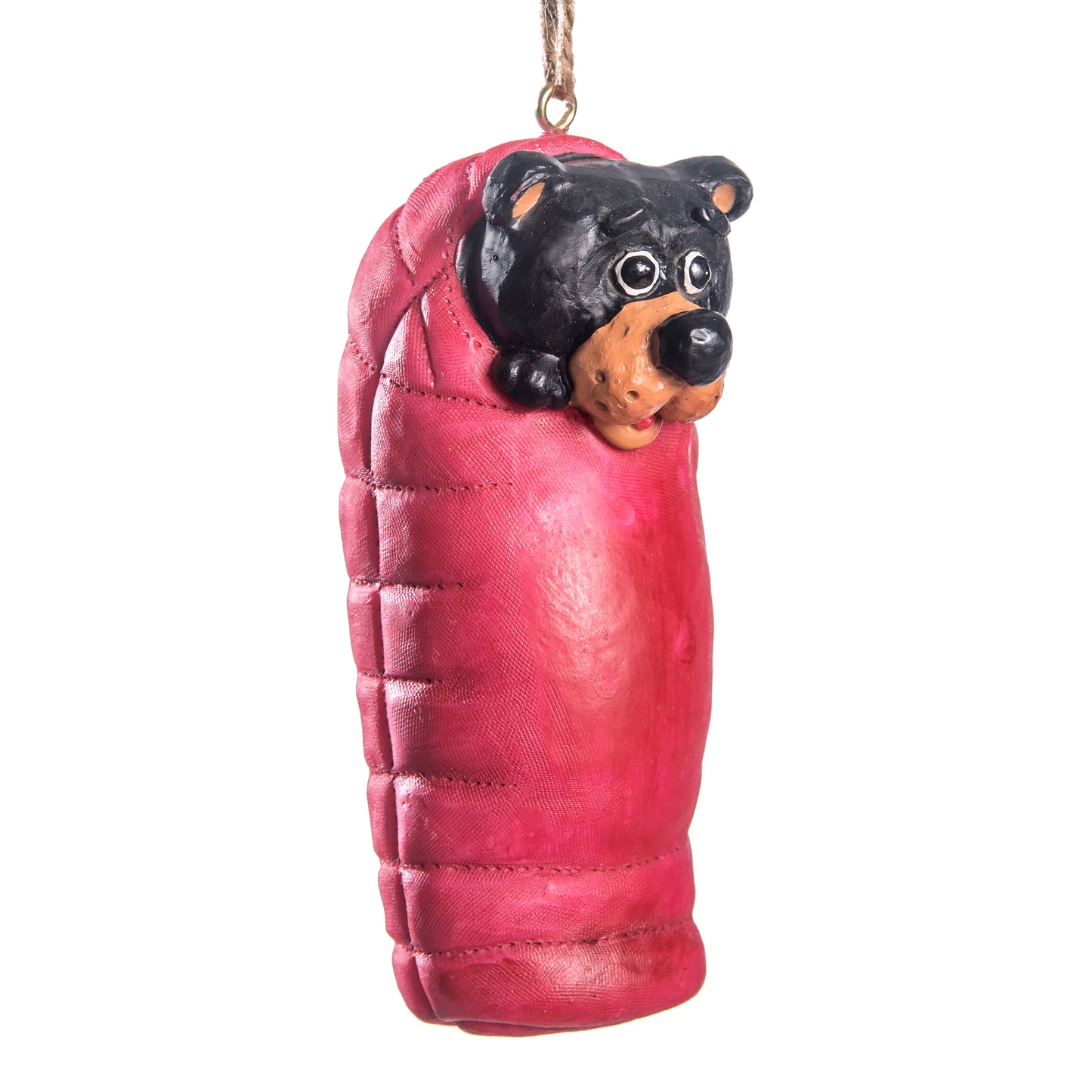Bac 201 Bear in Sleeping Bag Ornament