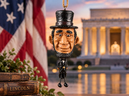 Abe Lincoln Ornament Americana Decor - Museum - Bac 702