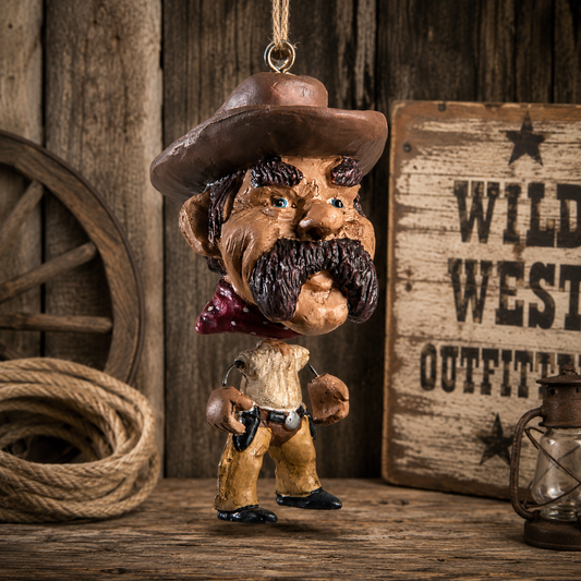 Bert Anderson Cowboy Rustic ornament
