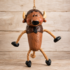 rustic lodge resort resin buffalo ornament bert anderson collection