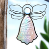 Personalized Glass Angel Ornament by J Devlin | Orn 303-1 EO120