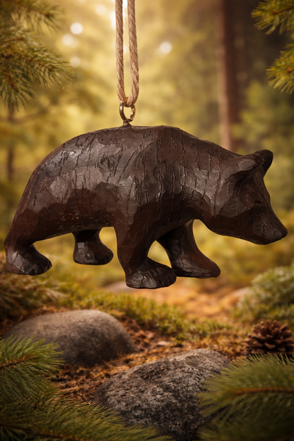 Bac 173 Antique Bear Ornament