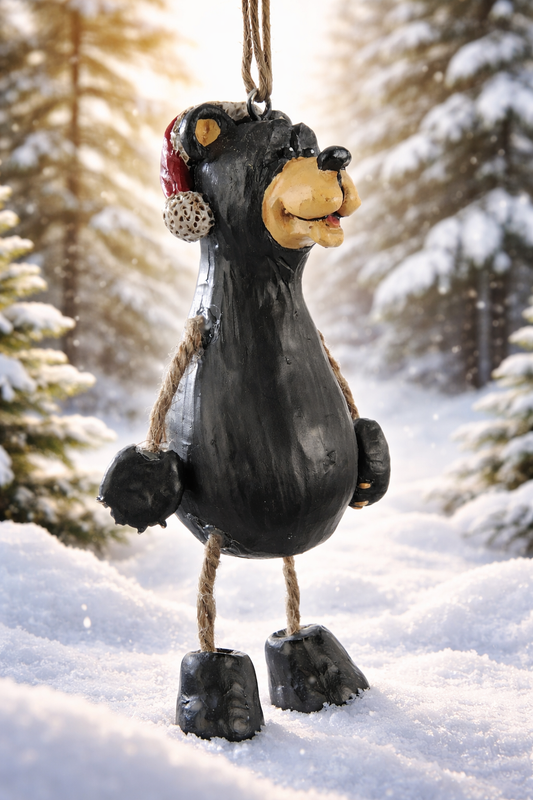 Bac 111 Bear with Hat Ornament