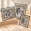 Colorful Fused Glass Easel Photo Frame | PIC 456