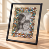 Colorful Fused Glass Easel Photo Frame | PIC 456