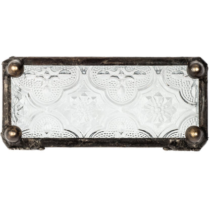 Vintage Glass Business Card Holder| Crd 104