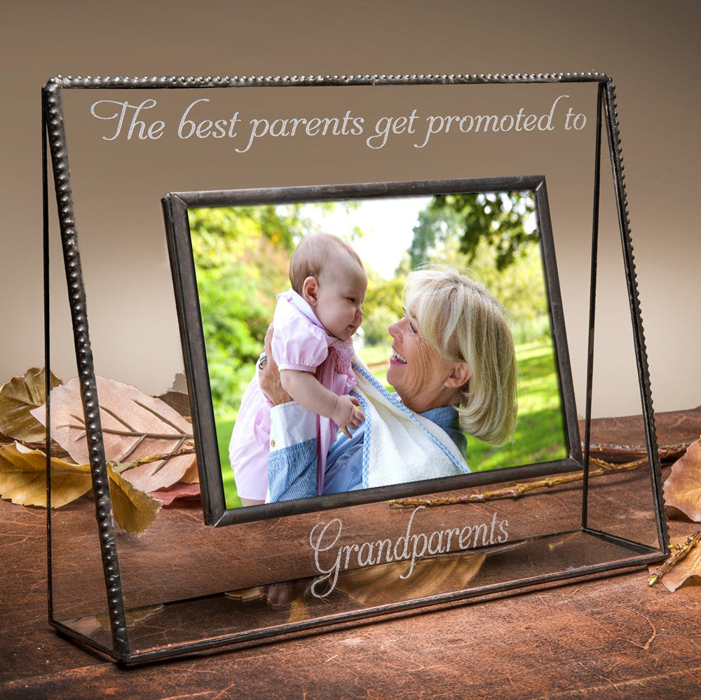 Grandparents Gift Glass Picture Frame by J Devlin | Pic 319 EP517
