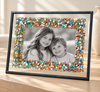 Colorful Fused Glass Easel Photo Frame | PIC 456