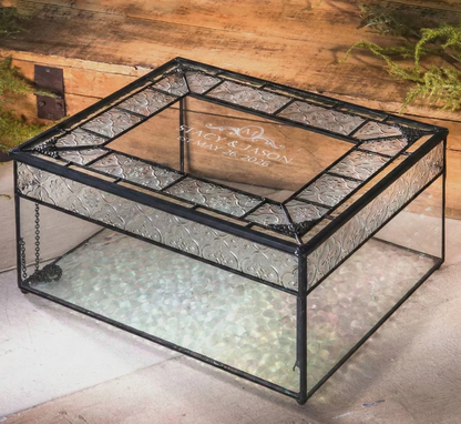 Wedding Card Box Personalized by J Devlin | Box 840 CBE 844