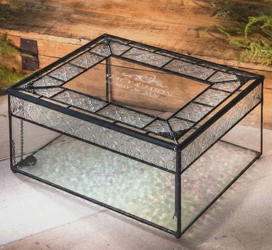 Wedding Card Box Personalized by J Devlin | Box 840 CBE 844