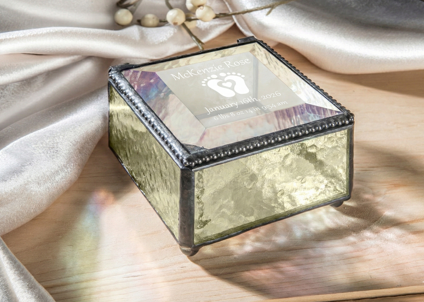 Personalized Baby Gift Keepsake | Box 333 EB258