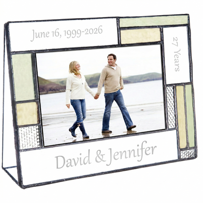 Anniversary Frame Personalized Couples Gifts J Devlin | Pic 430 EP625