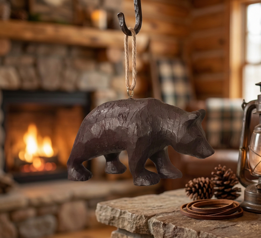 Bac 173 Antique Bear Ornament
